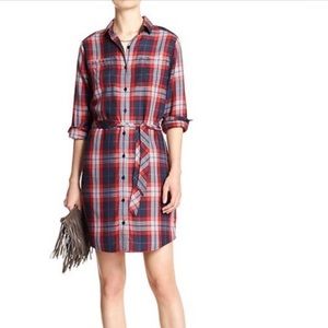 Banana Republic Plaid Dress